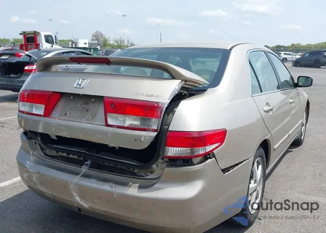 2003 Honda Accord 2.4 Ex from USA, damaged, VIN 1HGCM566X3A013283